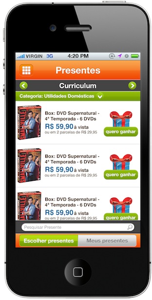 16 - Vitrine de Presentes